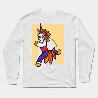 Animals of Inspiration: Rock Climbing Unicorn Long Sleeve T-Shirt